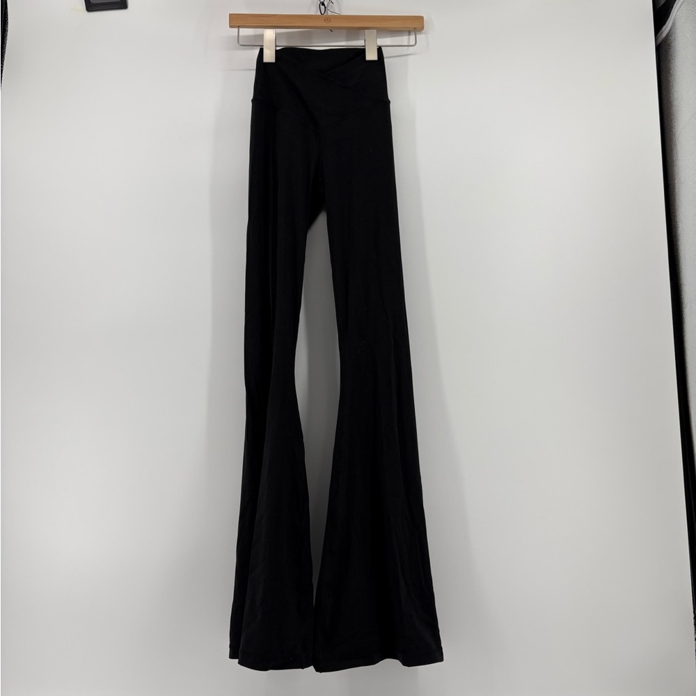Aerie Black Flared Leggings